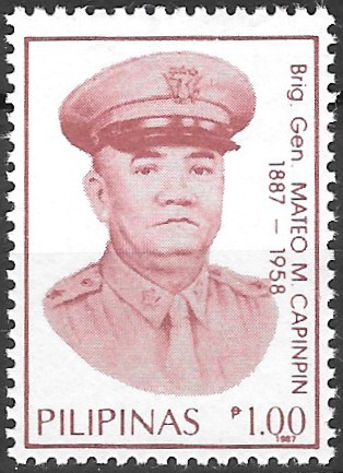 Philippine Definitive Stamp from 1987 - Personalities / Portraits