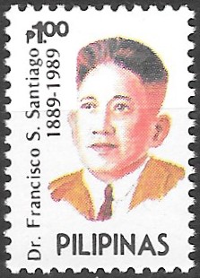 Philippine Definitive Stamp from 1989 - Great Filipinos