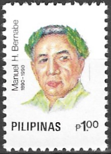 PH 2022b Philippine Commemorative Stamp from 1990 - Great Filipinos