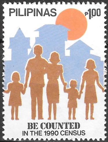 PH 2023 Philippine Commemorative Stamp from 1990 - Census of Population and Housing