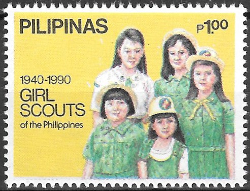 PH 2026 Philippine Commemorative Stamp from 1990 - 50 Years girl scouts