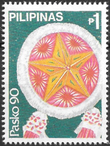 PH 2038a Philippine Commemorative Stamp from 1990 - Christmas 1990