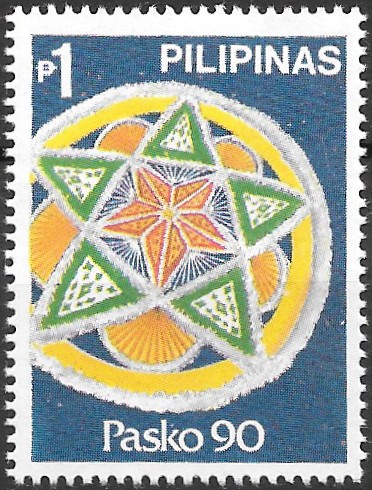 PH 2038c Philippine Commemorative Stamp from 1990 - Christmas 1990