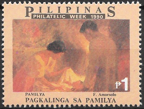 PH 2042 Philippine Commemorative Stamp from 1990 - Philatelic Week
