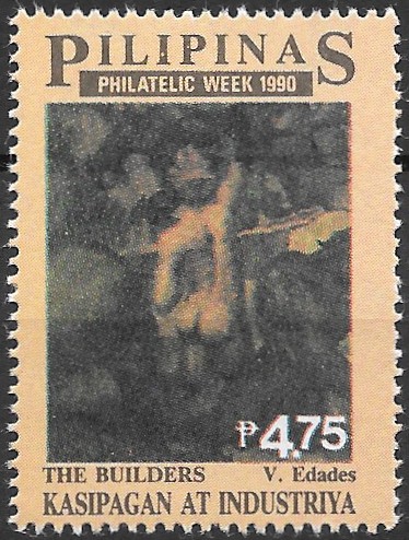 PH 2043 Philippine Commemorative Stamp from 1990 - Philatelic Week