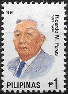 PH 2089b Philippine Commemorative Stamp from 1991 - Great Filipinos