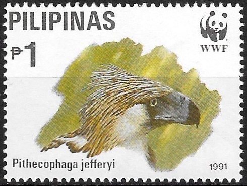PH 2094 Philippine Commemorative Stamp from 1991 - WWF: Philippine Eagle