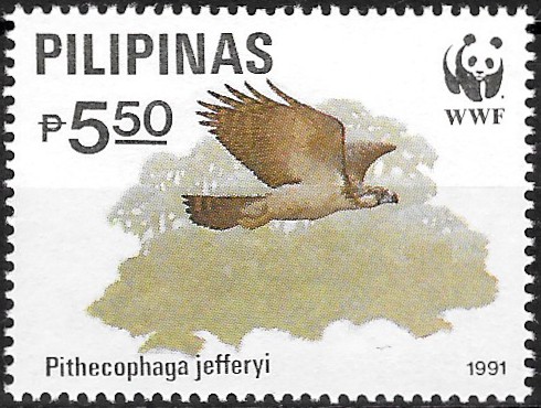 1991 WWF: Philippine Eagle  - Philippine Eagle (Pithecophaga jefferyi)