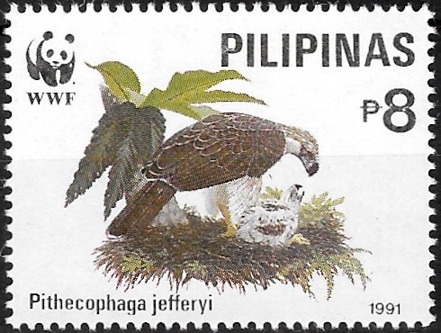 PH 2097 Philippine Commemorative Stamp from 1991 - WWF: Philippine Eagle