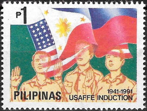 PH 2099 Philippine Commemorative Stamp from 1991 - United States Armed Forces in the Far East Induction