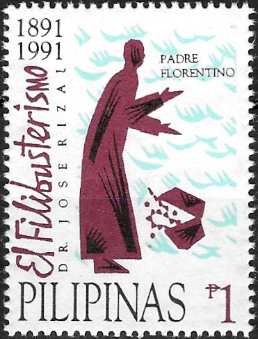 PH 2101c Philippine Commemorative Stamp from 1991 - El Filibusterismo Centenary
