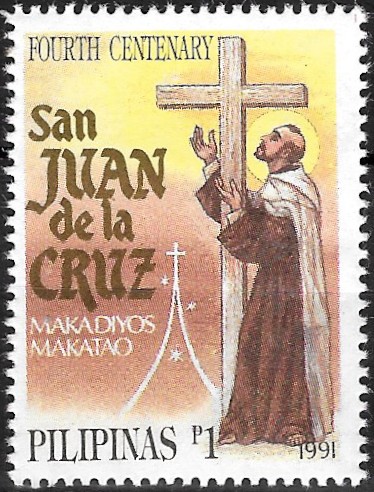 PH 2102 Philippine Commemorative Stamp from 1991 - St. John of the Cross - 400th Death anniversary