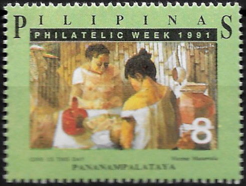 PH 2109 Philippine Commemorative Stamp from 1991 - Philatelic Week