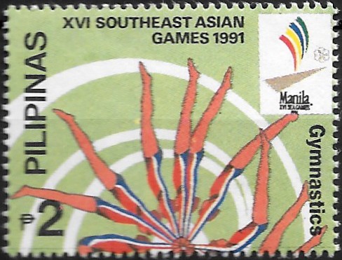 PH 2110 Philippine Commemorative Stamp from 1991 - XVI Southeast Asian Games, Manila