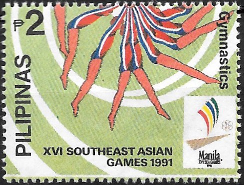 PH 2111 Philippine Commemorative Stamp from 1991 - XVI Southeast Asian Games, Manila