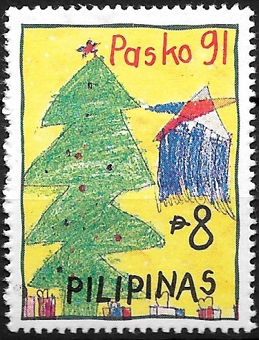 PH 2118 Philippine Commemorative Stamp from 1991 - Christmas 1991