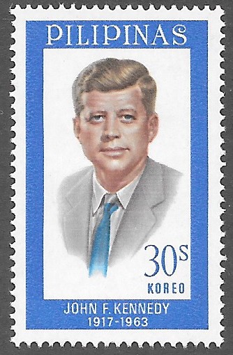 Kennedy error stamp 30s tie shifted down