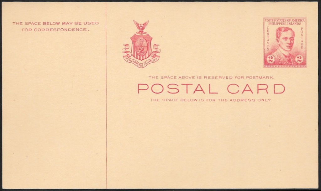 1935 UX16 "Rizal Red, 2c"