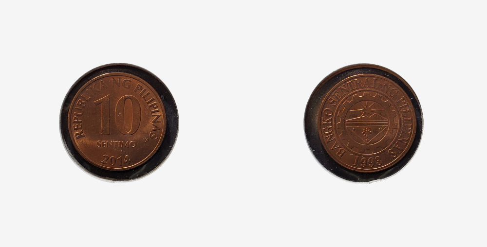 2014 KM270.2 10 sentimo coin