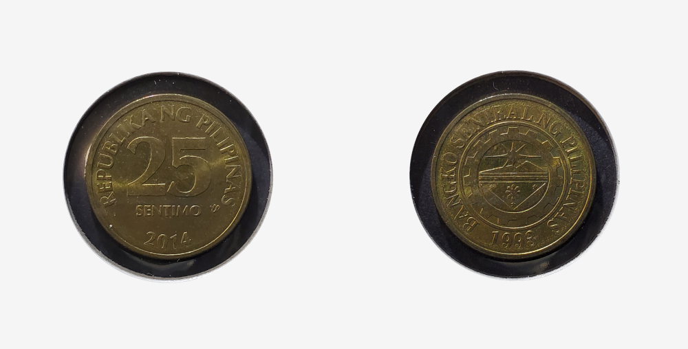 2014 KM271a 25 sentimo coin