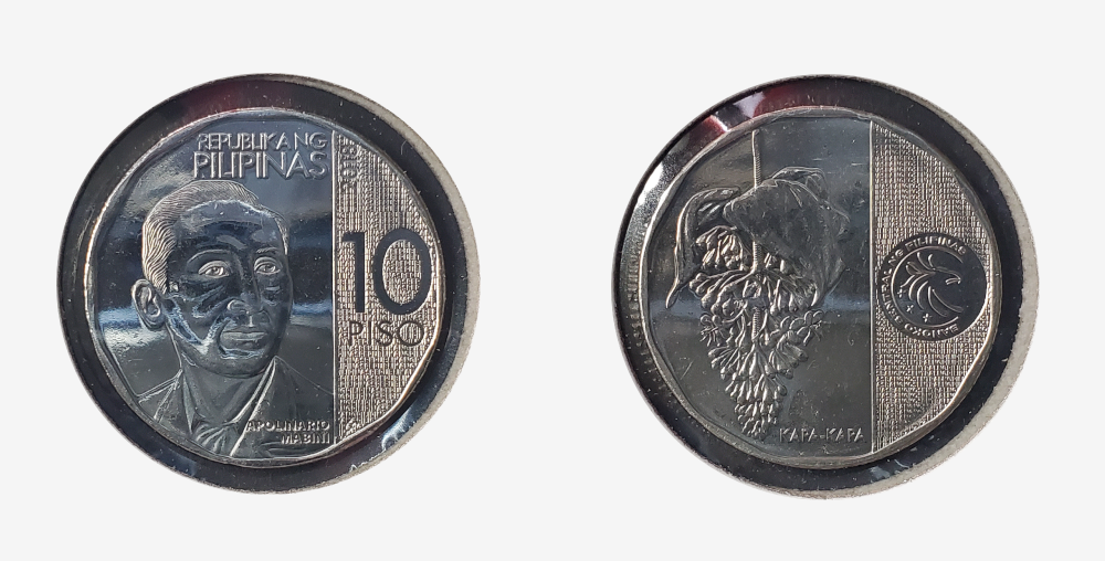 2018 KM303 10 piso coin
