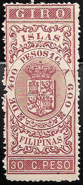 1897 - 30c Giro Revenue Stamp