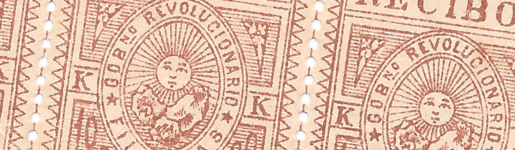 Splash image of Revenue Stamps from the Revolutionary Government