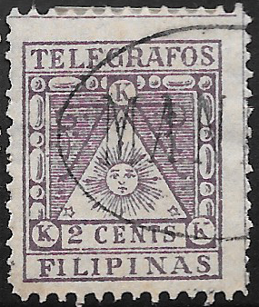 1898 Telegraphic 2c used