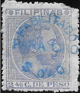 1887 - 0.40 Giro overprint