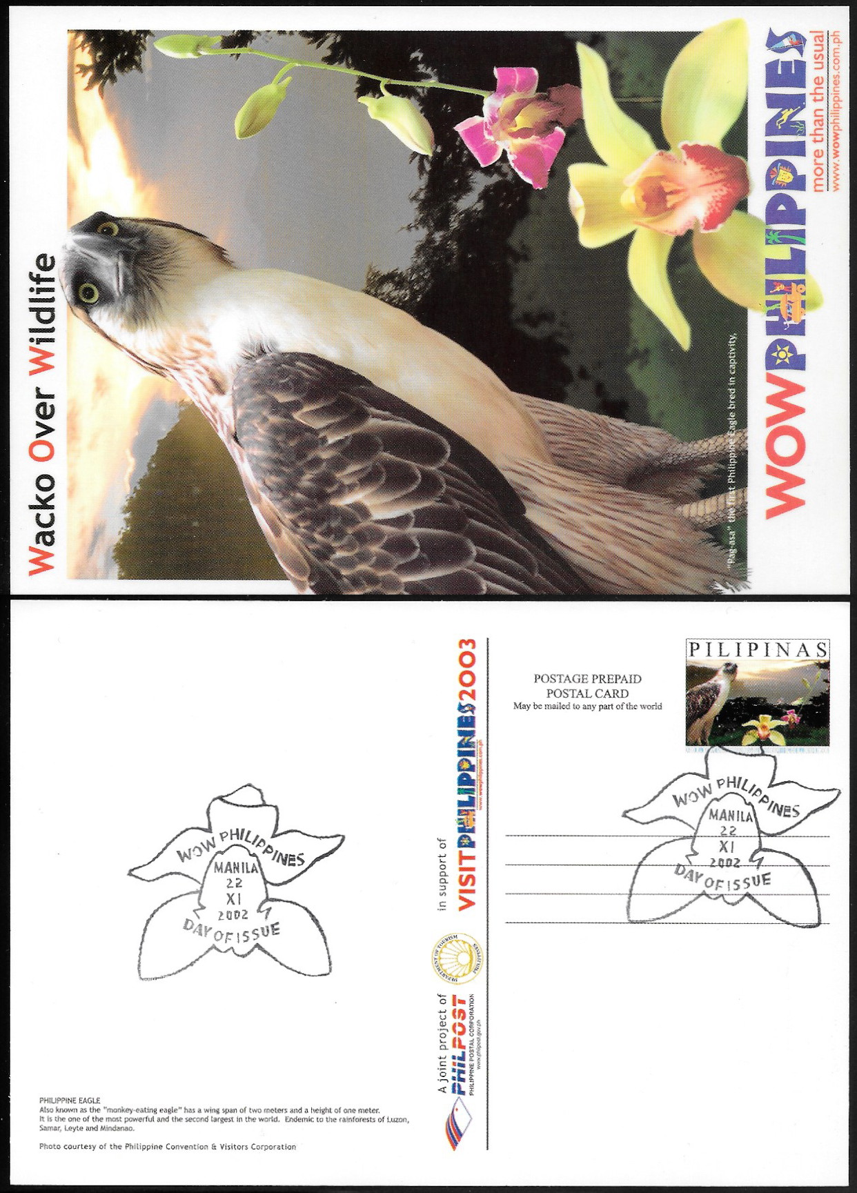 2002 Postal Card - WOW Philippines #3