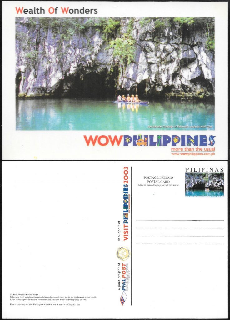 2002 Postal Card - WOW Philippines #1