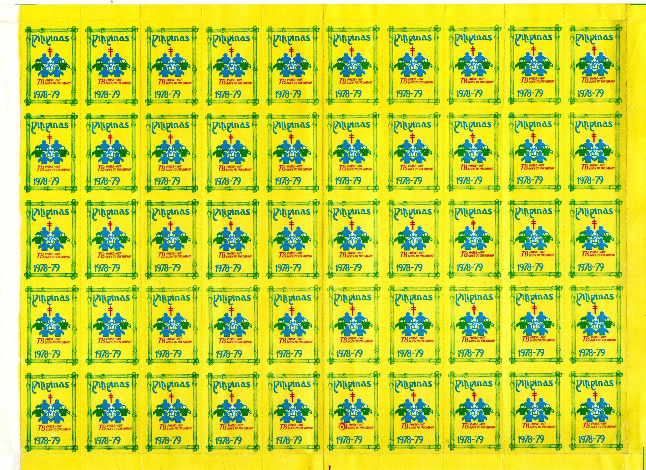 1978 Christmas Seals - Full Sheet