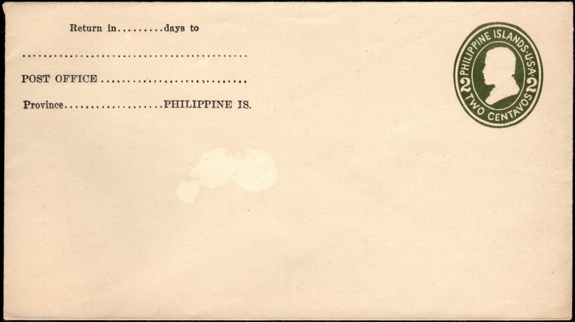 1908 - U38 (Return Card) - Size 5