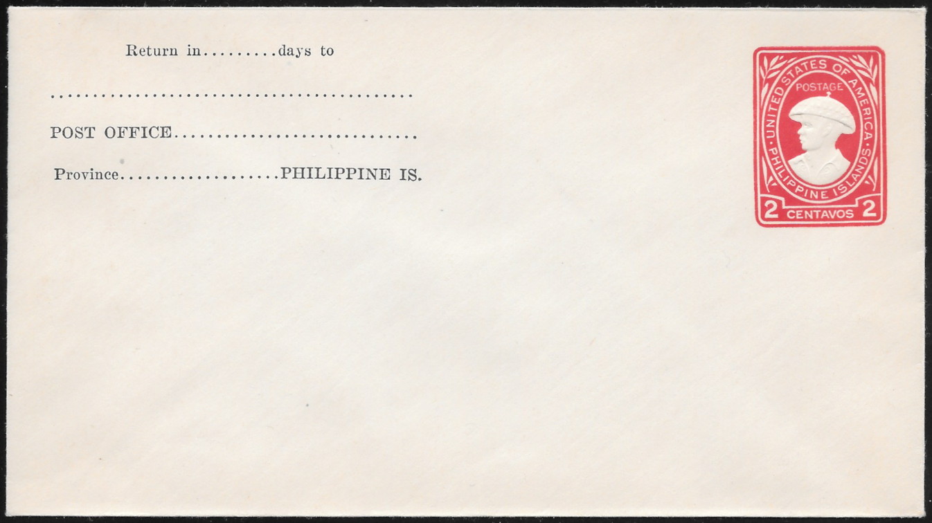 U41 Juan De La Cruze 2c Carmine With Address Fields