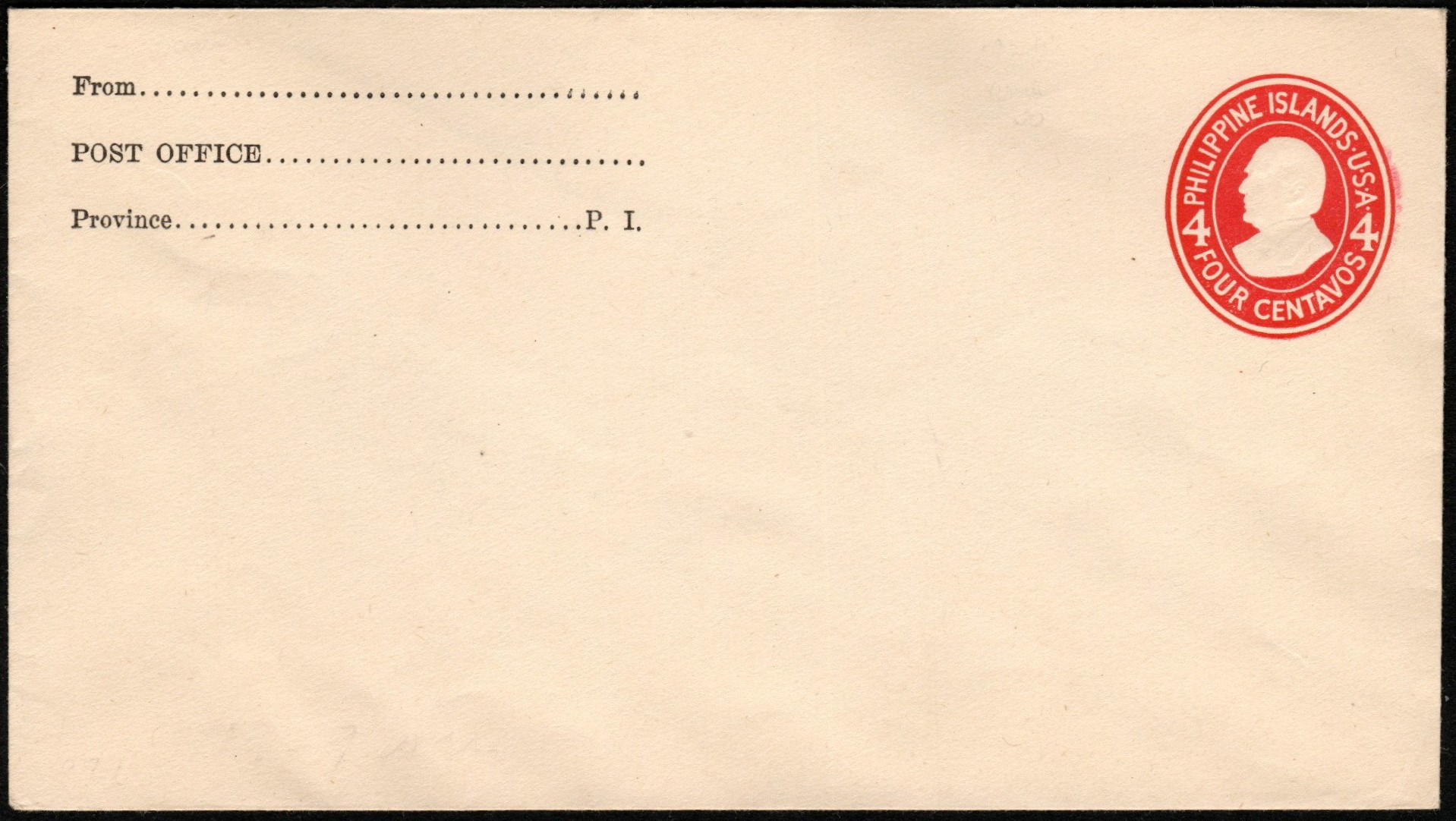 Scott:U35 / UPSS:87d - 4c McKinley in carmine on white wove paper with CC-10