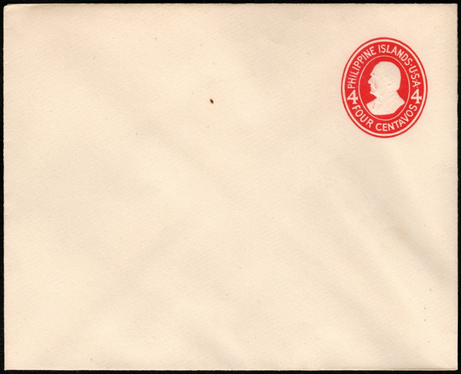 Scott:U35 / UPSS:96 - 4c McKinley in carmine on white laid paper