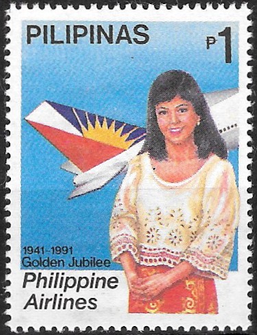 PH 2046 - Philippine Airlines Postage stamp